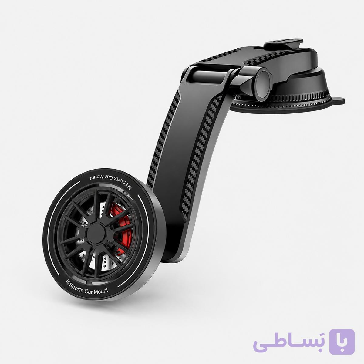 هولدر موبایل خودرو پایه مکشی مدل RT-502 طرح رینگ — تصویر 1