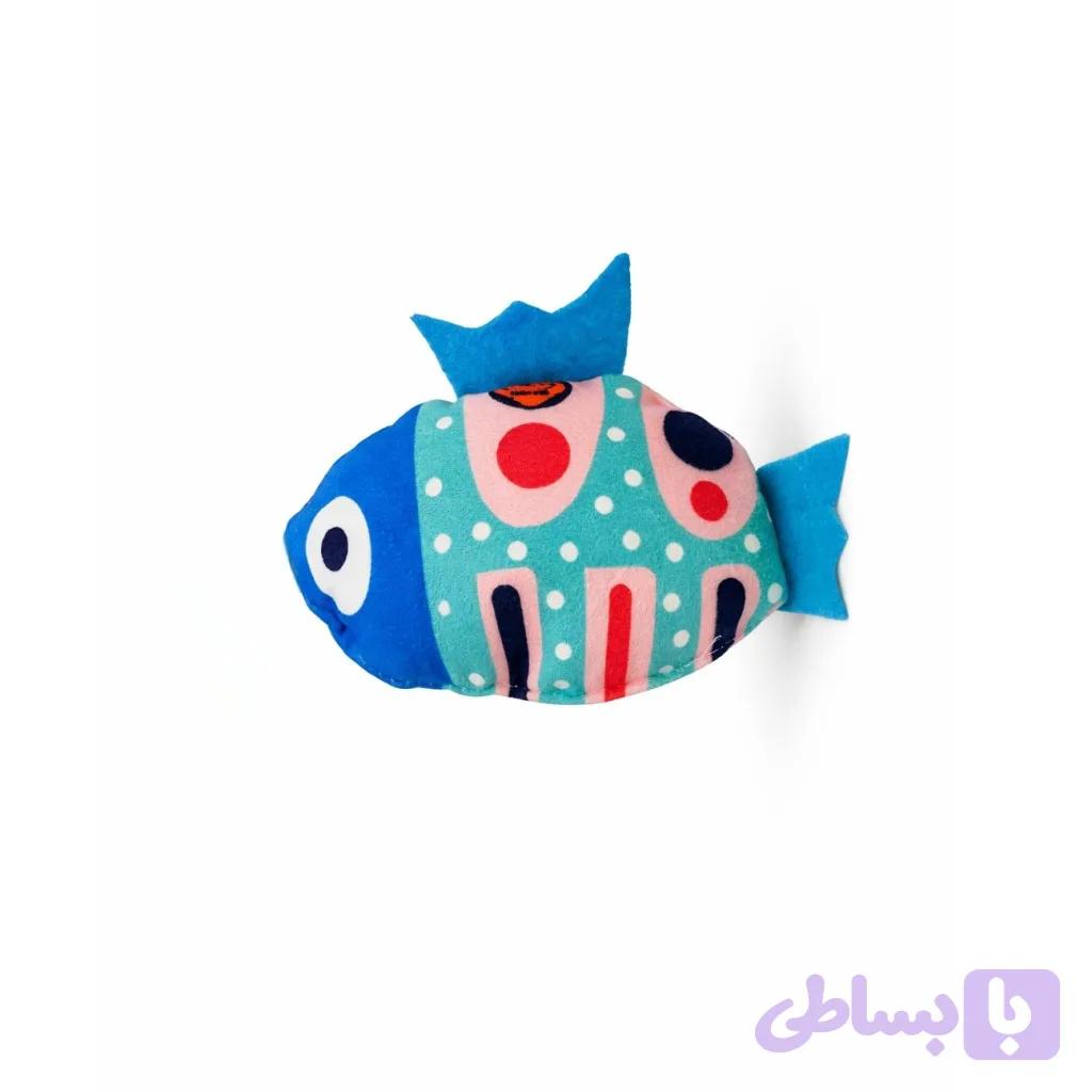اسباب بازی سگ و گربه عروسک جغجغه دار مدل باب اسفنجی