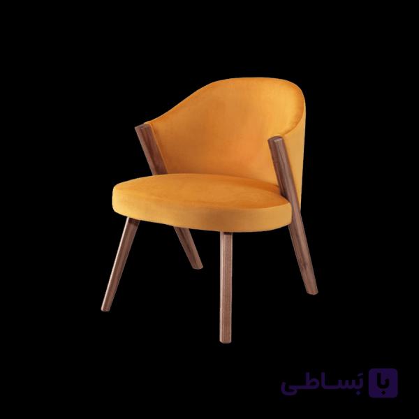 صندلی اداری پایه چوب — تصویر 1