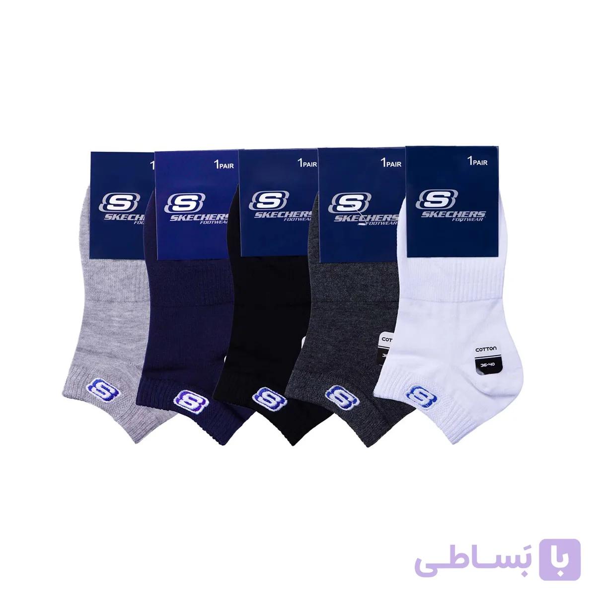 جوراب مچی اسپرت زنانه تاپیک برند SKECHERS — تصویر 1