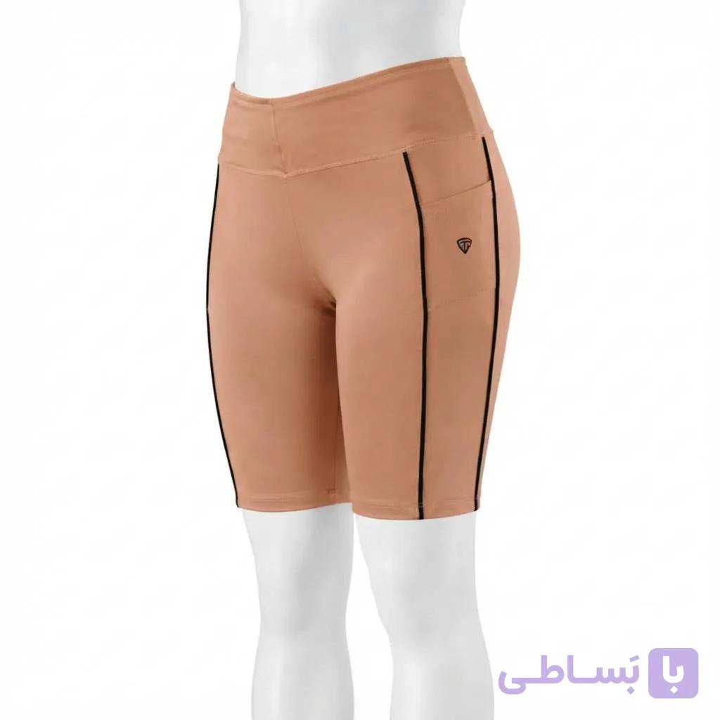 شلوارک ورزشی سبز ارتشی کد S200 — تصویر 1