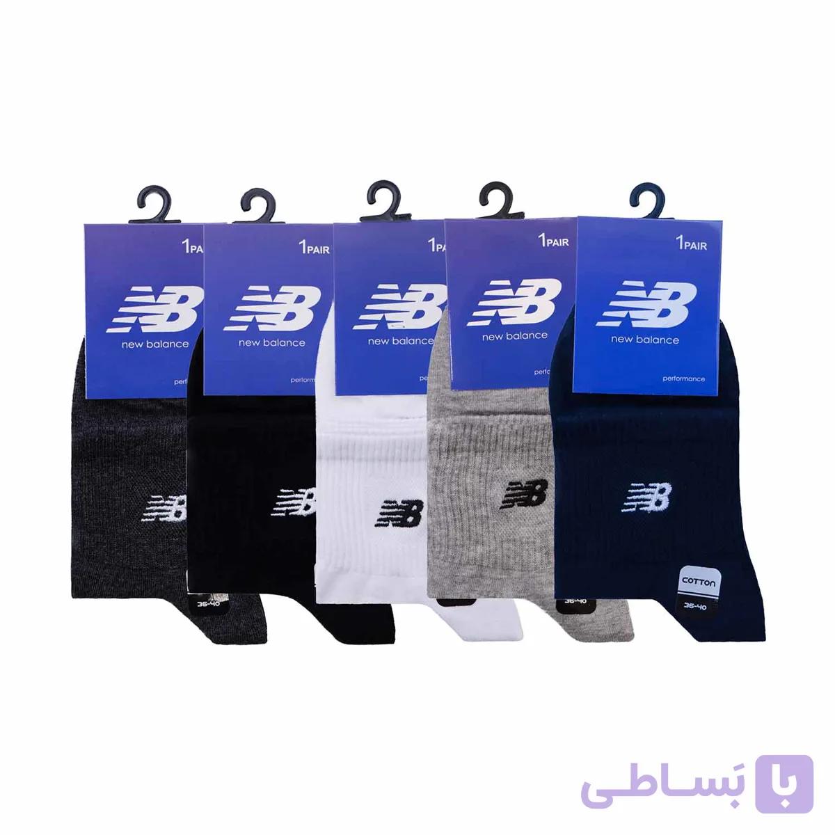 جوراب نیم ساق اسپرت زنانه تاپیک برند NEW BALANCE — تصویر 1