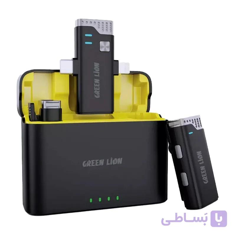 میکروفون تولید محتوا گرین لاین ۳۶۰ درجه (Green Lion 3in1 360D Microphone)