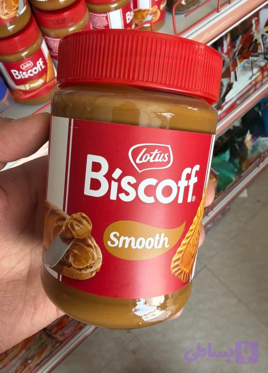 کرم بیسکویت لوتوس بیسکاف اورجینال (Smooth) ۴۰۰ گرمی | Lotus Biscoff Biscuit Spread — تصویر 1