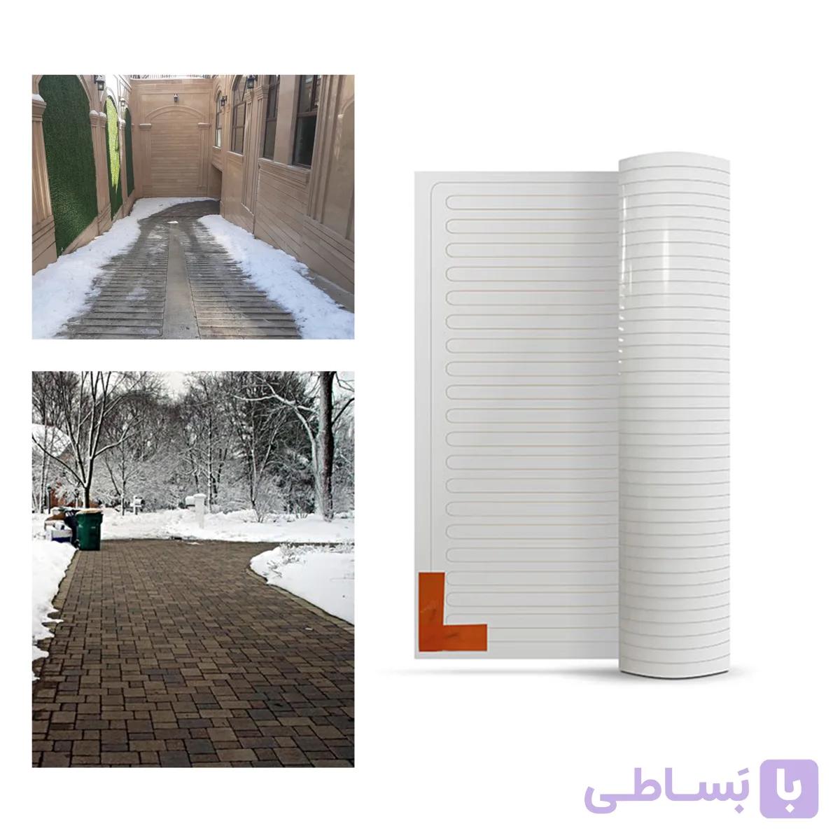 ذوب یخ و برف تاپسان (رمپ پارکینگ) — تصویر 1