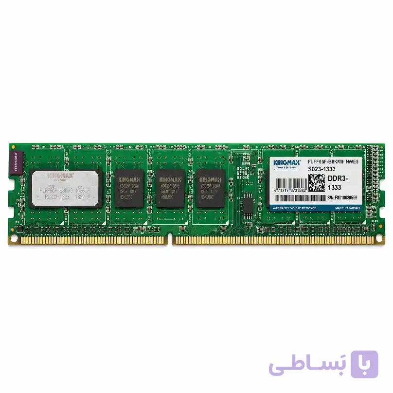 رم کامپیوتر کینگ مکس تک کاناله KINGMAX UDIMM 2G DDR3 1333MH CL9 — تصویر 1