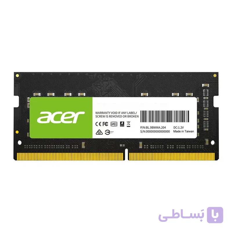 رم لپ‌تاپ ایسر تک کاناله مدل ACER SODIMM DDR4 8G 3200MH — تصویر 1