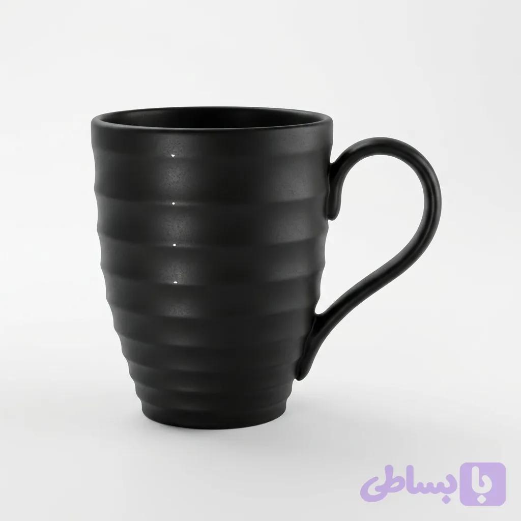 قالب گچی ماگ سرامیک ارتفاع 12/5 سانت کد YN-14658G بسته 10 عددی — تصویر 1