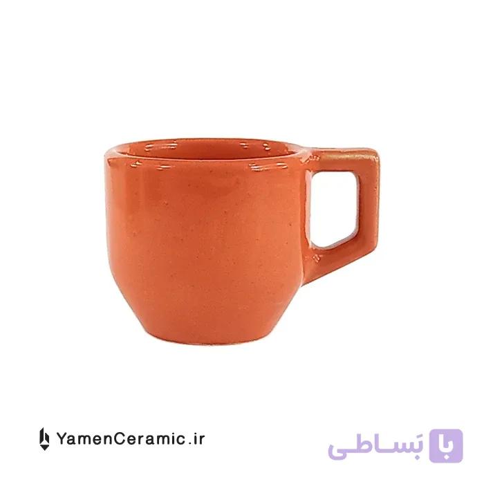 فنجان قهوه سرامیک 105 سی سی YN-14615C مشکی براق — تصویر 1