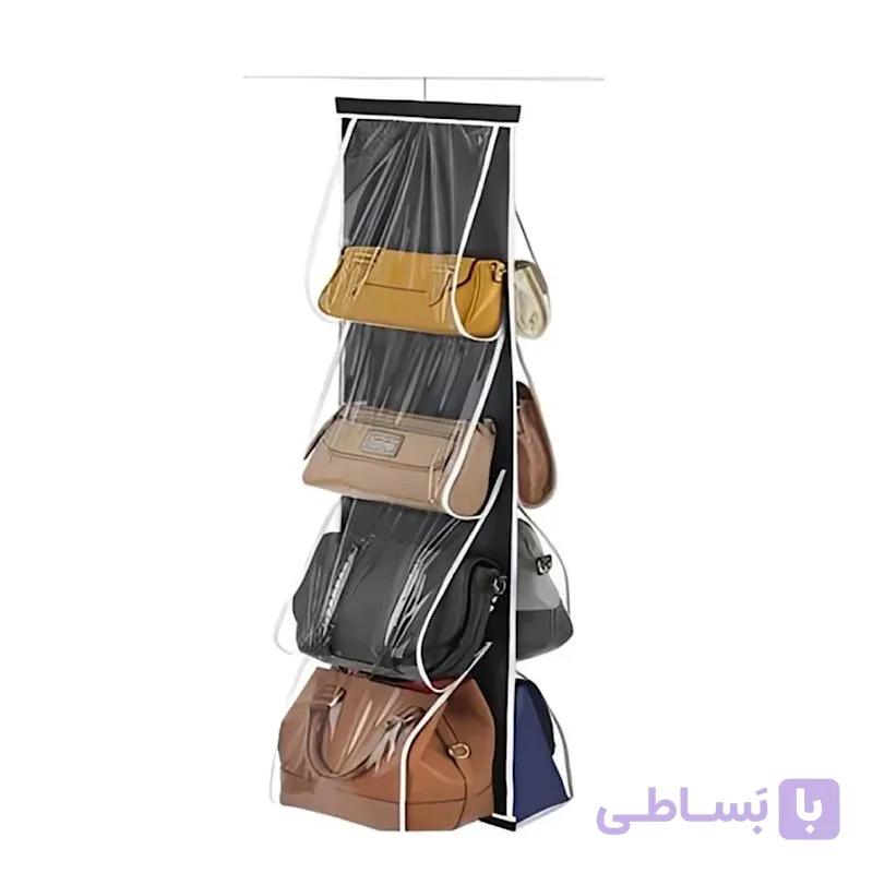 نگهدارنده و آویز کیف داخل کمد مدل 4 طبقه — تصویر 1