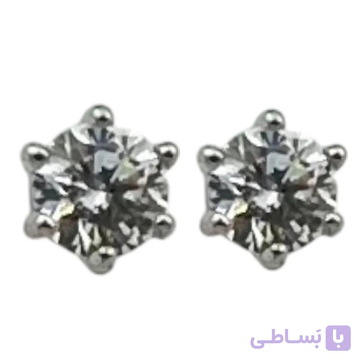 گوشواره زنانه ژوپینگ مدل جواهری کد E6015 — تصویر 1