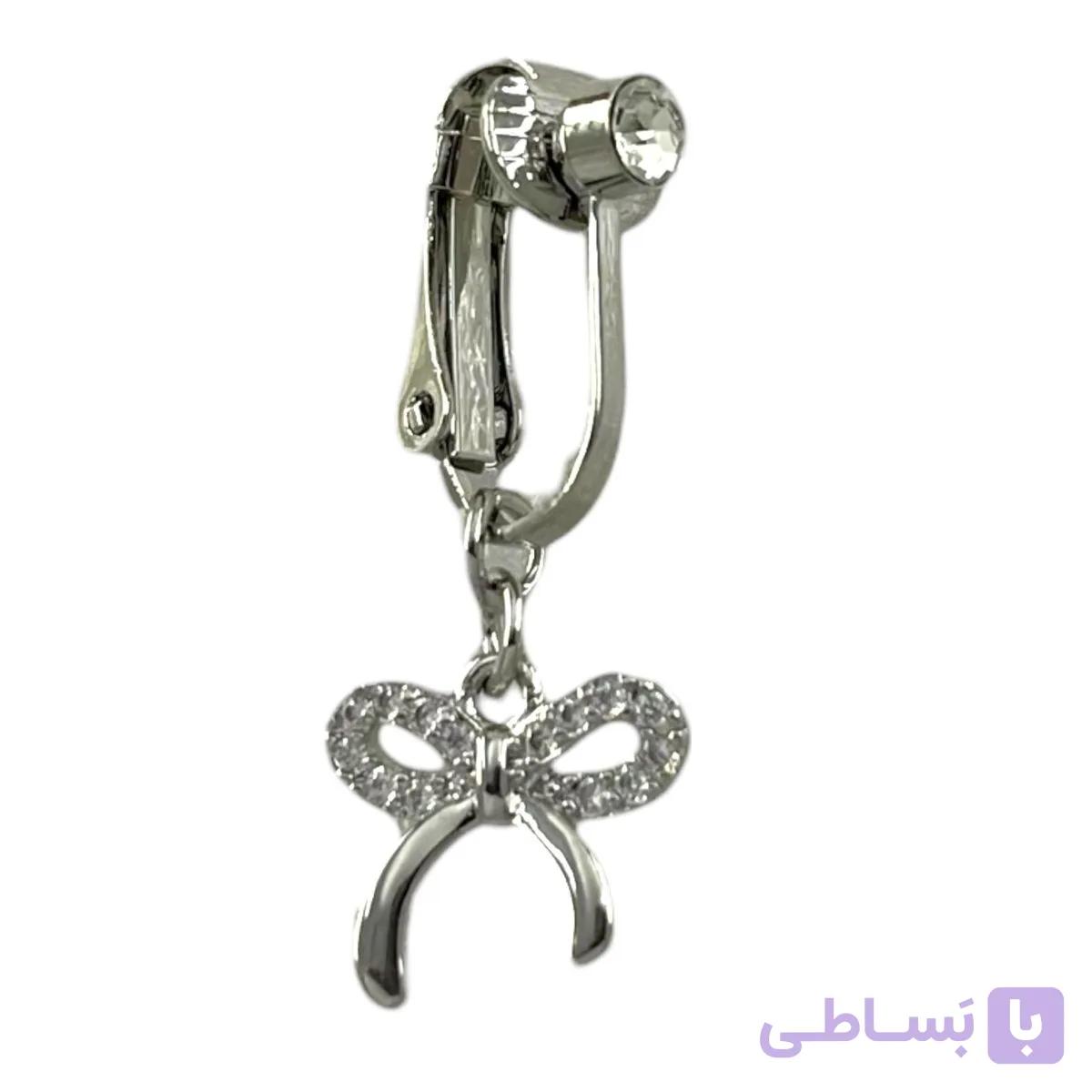 پیرسینگ ناف فیک زنانه مدل پاپیون کد P4904 — تصویر 1