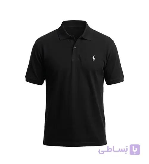پولوشرت مردانه نرمال ساده جودون پنبه مشکی Polo مدل 49576