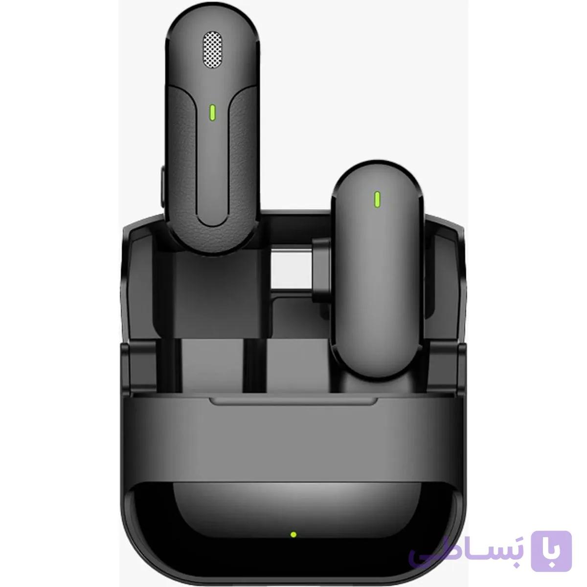 میکروفون یقه ای بی سیم با درگاه لایتنینگ آیفون گرین Green Mini Wireless Microphone — تصویر 1