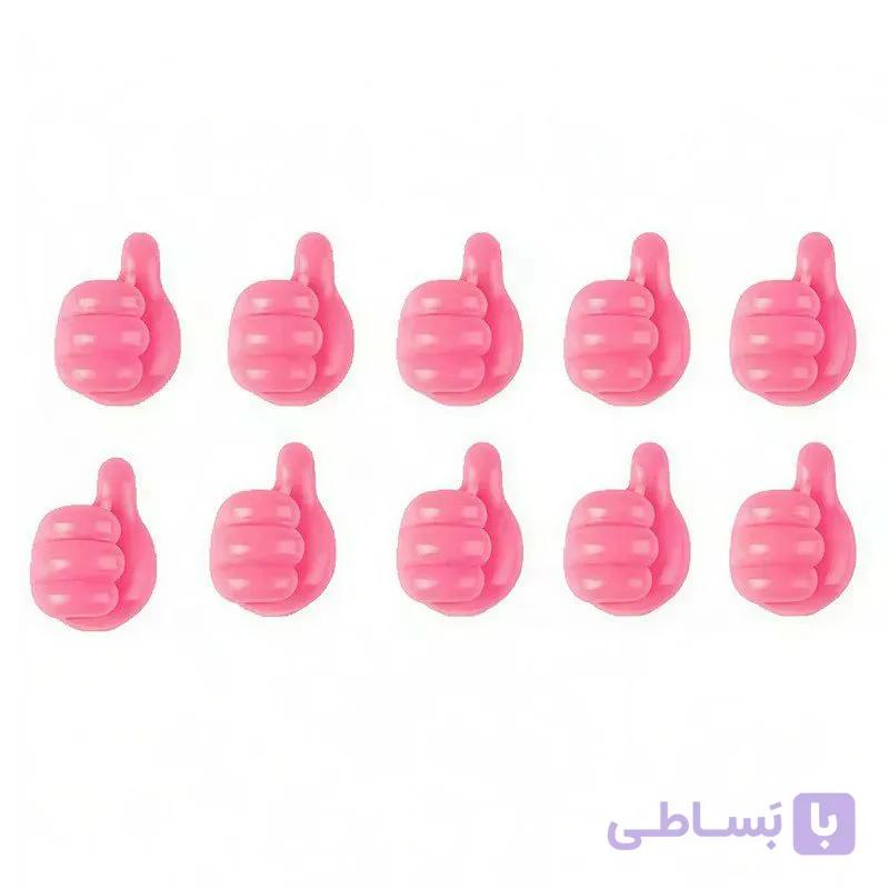 گیره فانتزی نگهدارنده سیم و کابل بسته 10 عددی — تصویر 1