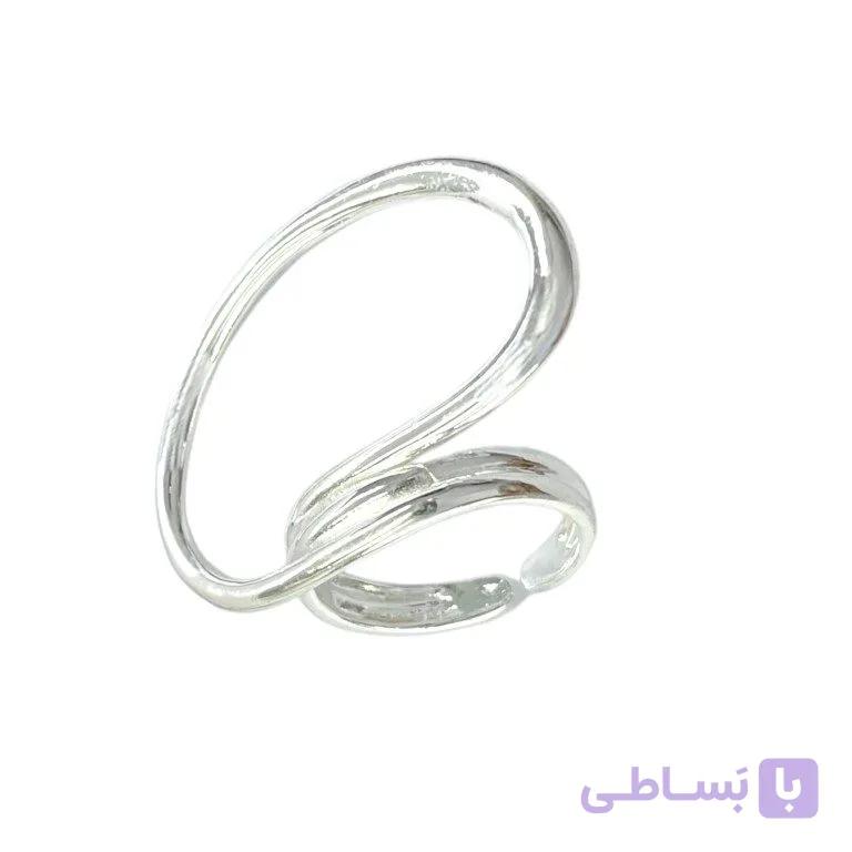 انگشتر زنانه مدل پیچی کد R51890 — تصویر 1