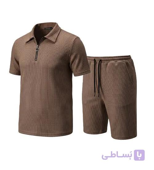 ست مردانه تیشرت و شلوارک مراکشی مدل 50324