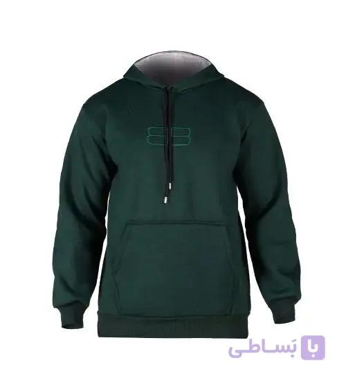 هودی مردانه نرمال طرح دار اسپان سبز یشمی Balenciaga مدل 49312