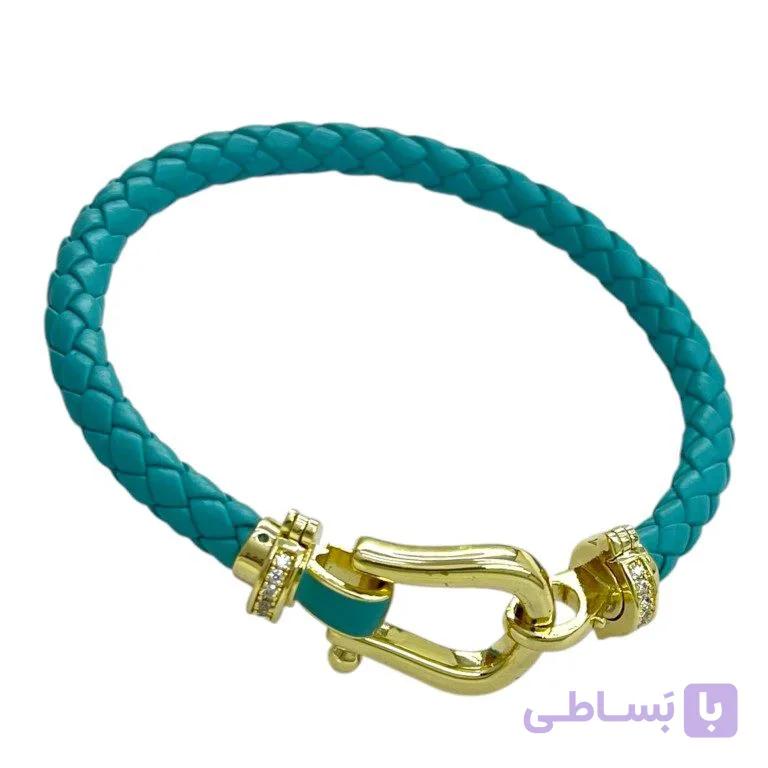 دستبند زنانه امگا مدل چرمی B5625 — تصویر 1