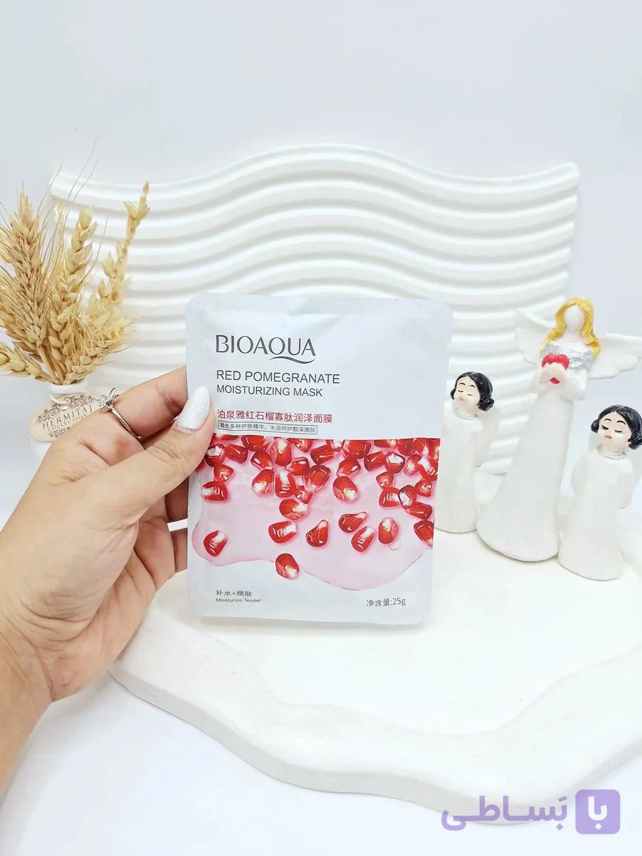 ماسک ورقه ای عصاره انار بیوآکوا BIOAQUA کد7228 — تصویر 1