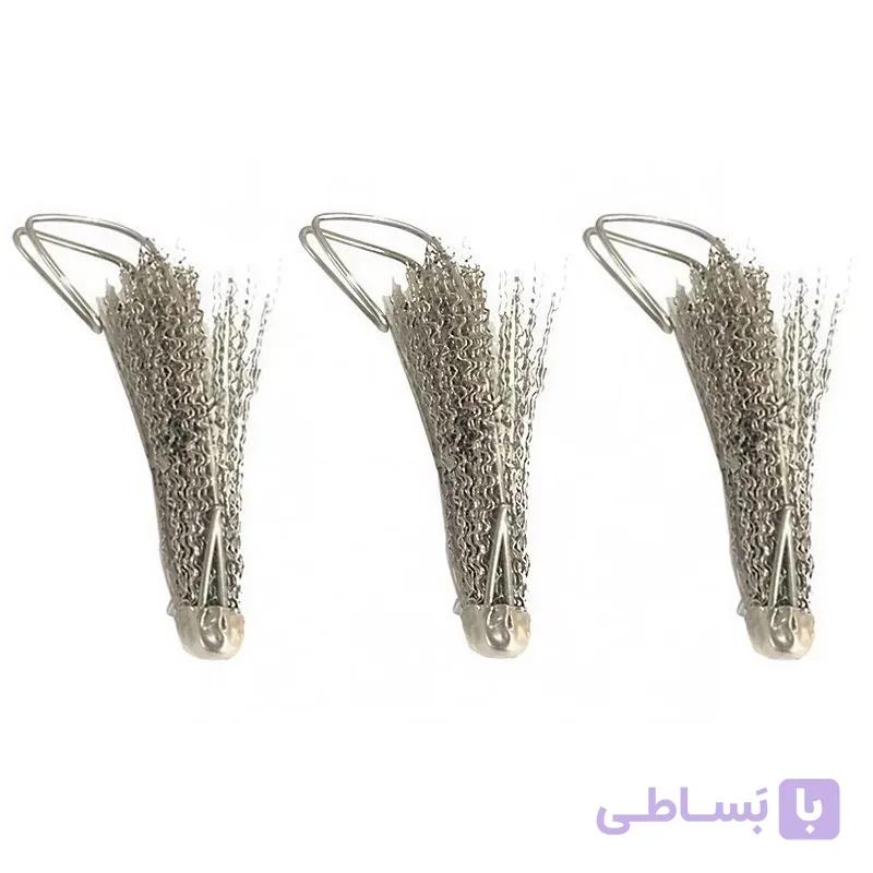چای صاف کن چتری قوری بسته 3 عددی — تصویر 1