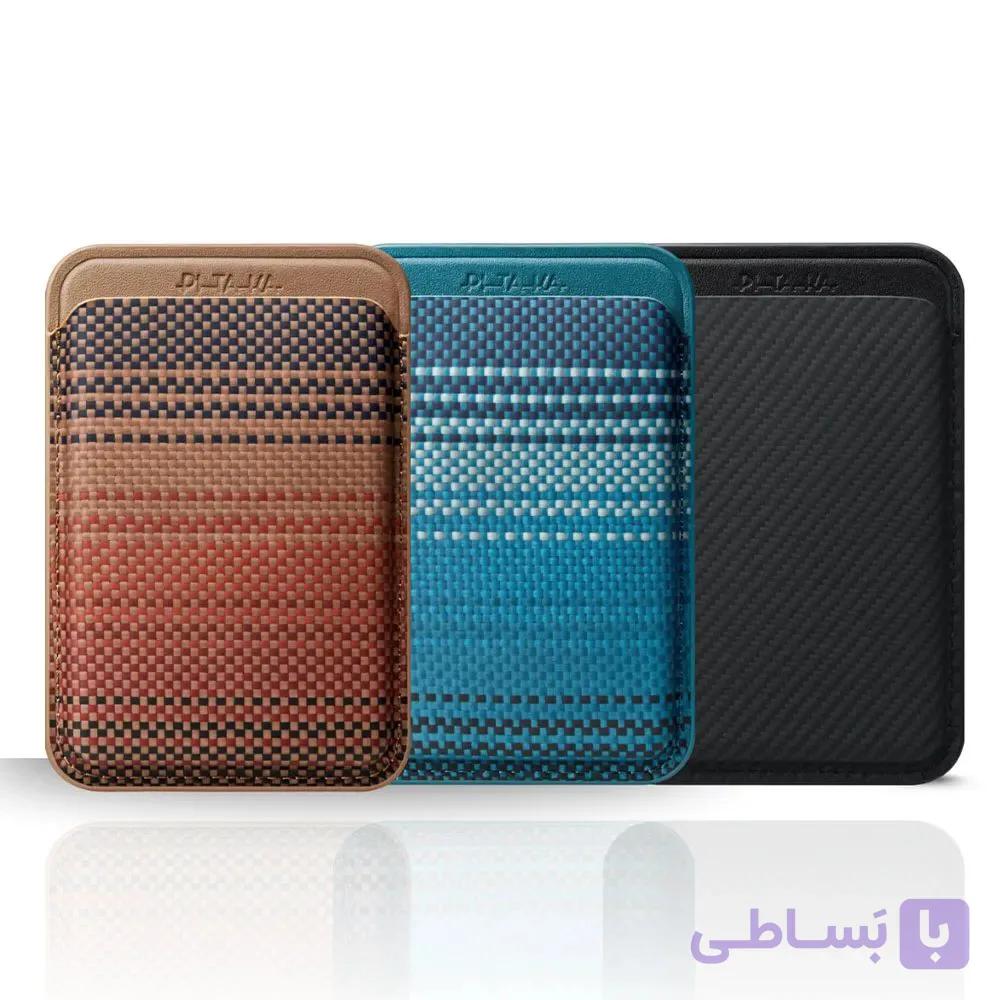 جاکارتی مگنتی PITAKA Magnetic Woven Wallet — تصویر 1