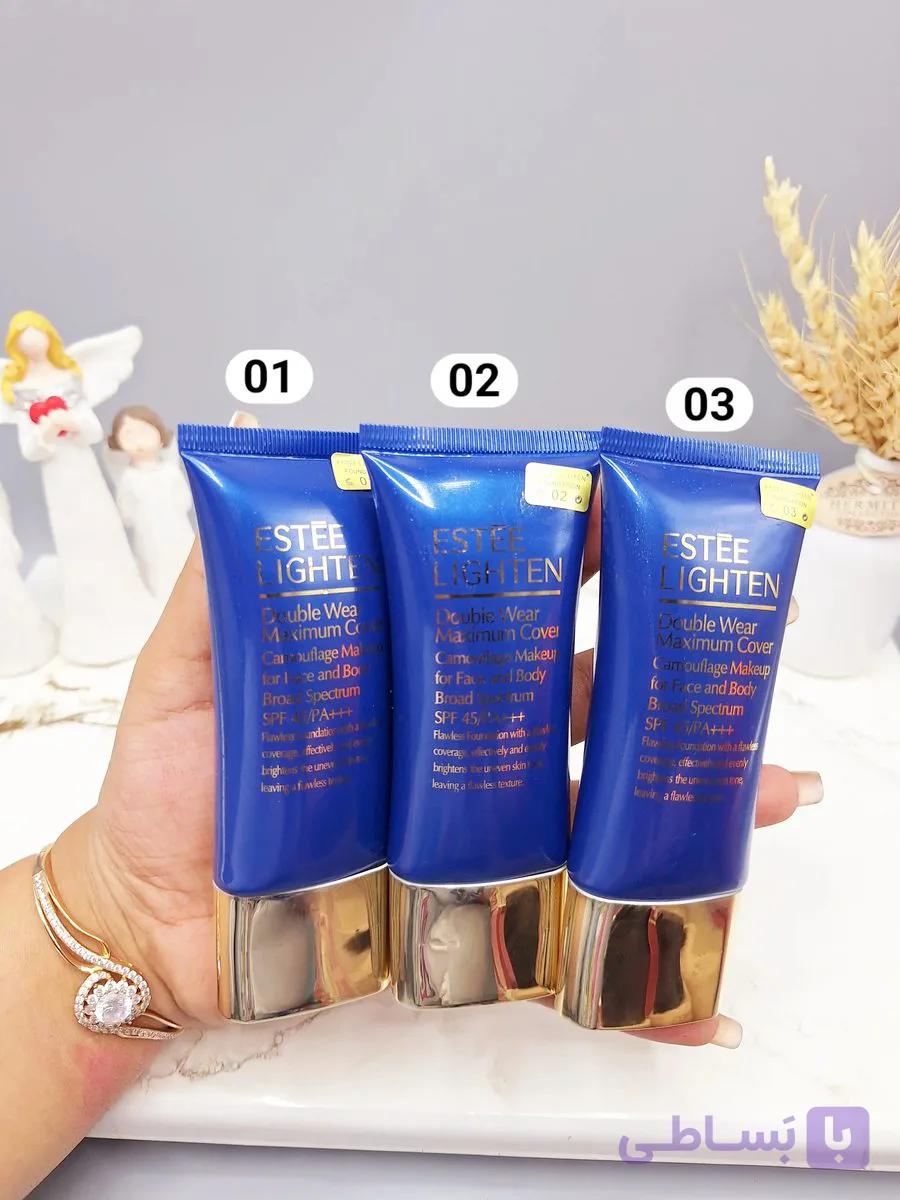 کرم پودر تیوپی استی لایتن ESTEE LIGHTEN بافت سبک دارای spf45 ماندگاری بالا کد 86101 — تصویر 1