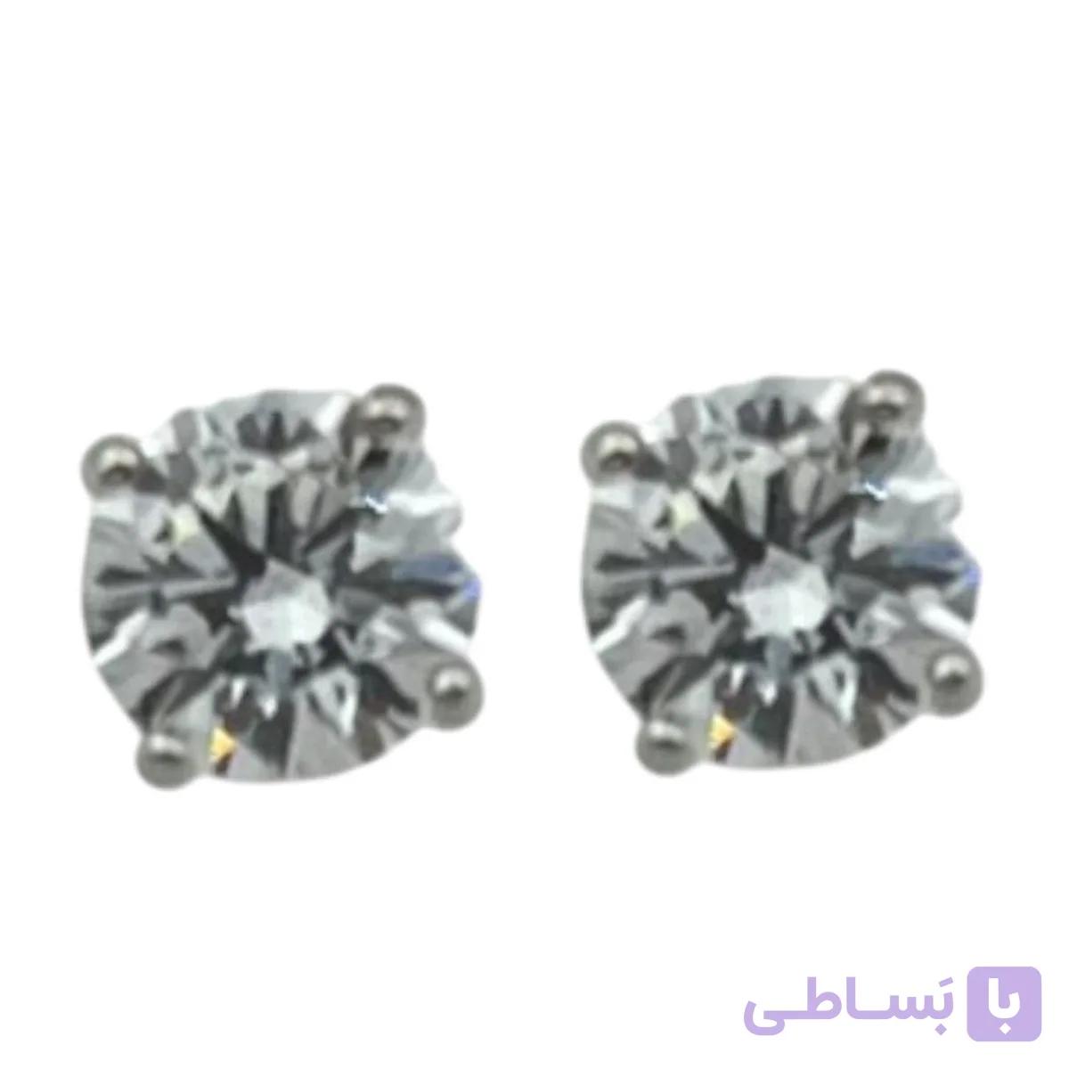 گوشواره زنانه ژوپینگ مدل جواهری کد E6004 — تصویر 1