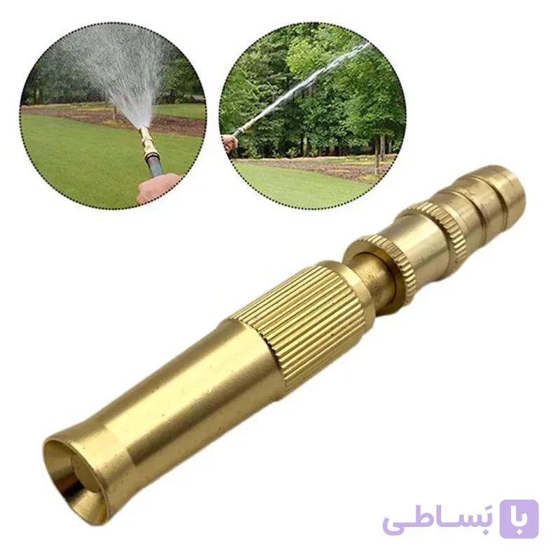 کارواش و آبپاش سر شلنگی تمام برنجی — تصویر 1