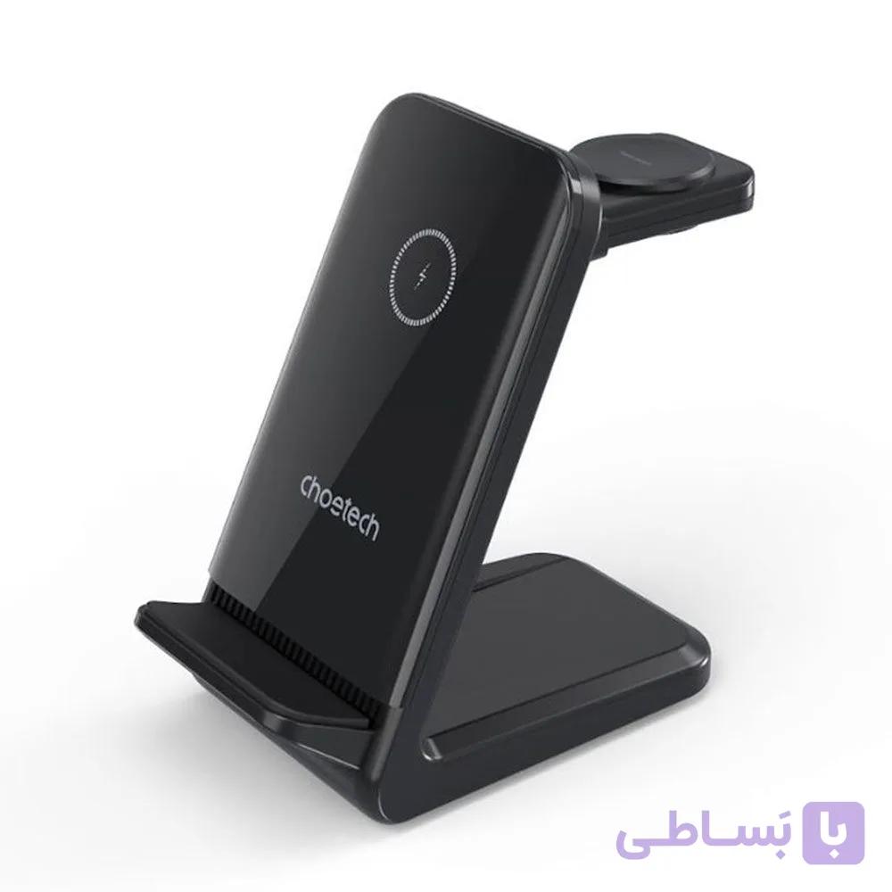 شارژر بیسیم اپل و سامسونگ چویتک Choetech T608 15W 4in1 — تصویر 1