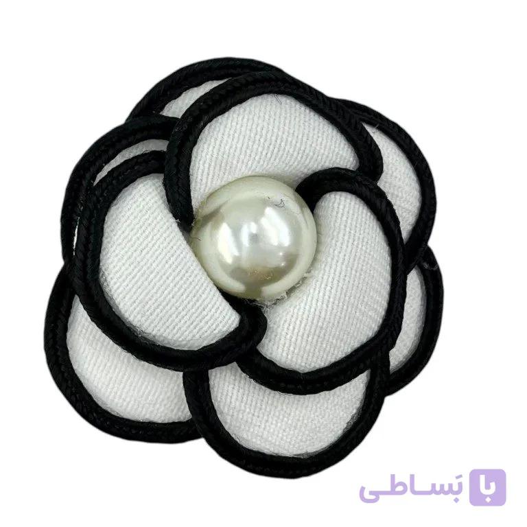 گل سینه زنانه مدل گل پارچه ای کد G4206 — تصویر 1