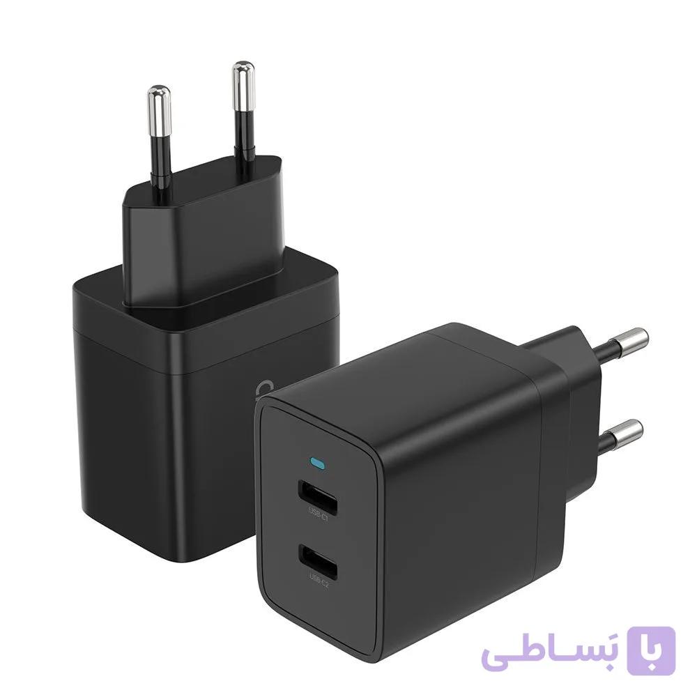 شارژر دیواری Charger Choetech Q5006 40W 2xUSB-C — تصویر 1