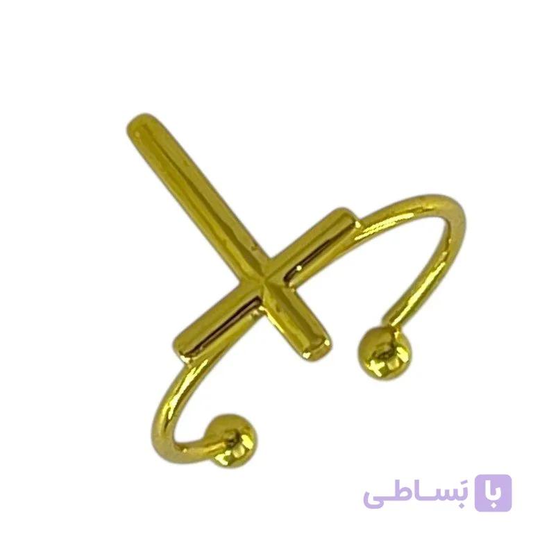 انگشتر پا و بند انگشتی زنانه مدل صلیب کد A4589 — تصویر 1