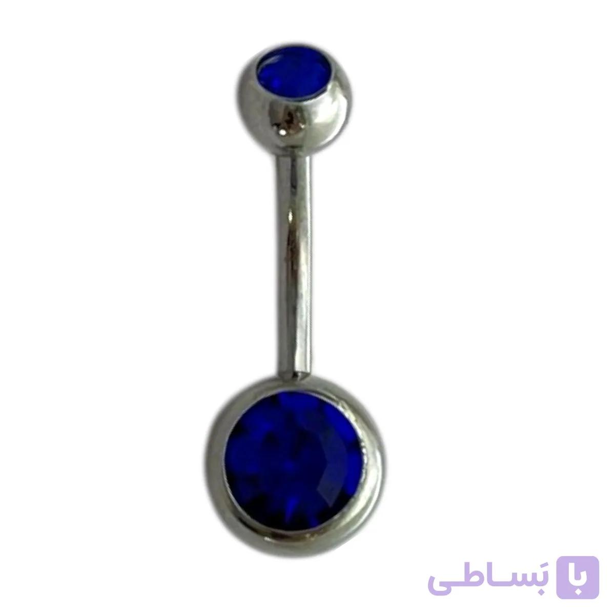پیرسینگ ناف استیل زنانه مدل نگین کد P4866 — تصویر 1