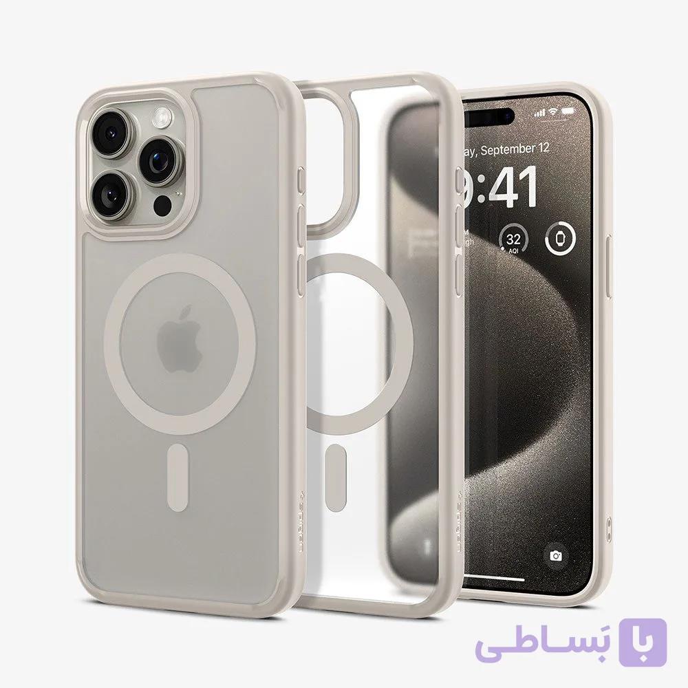 قاب آیفون 15 پرو مکس اسپیگن Spigen Ultra Hybrid (MagFit) for iPhone 15 Pro Max — تصویر 1