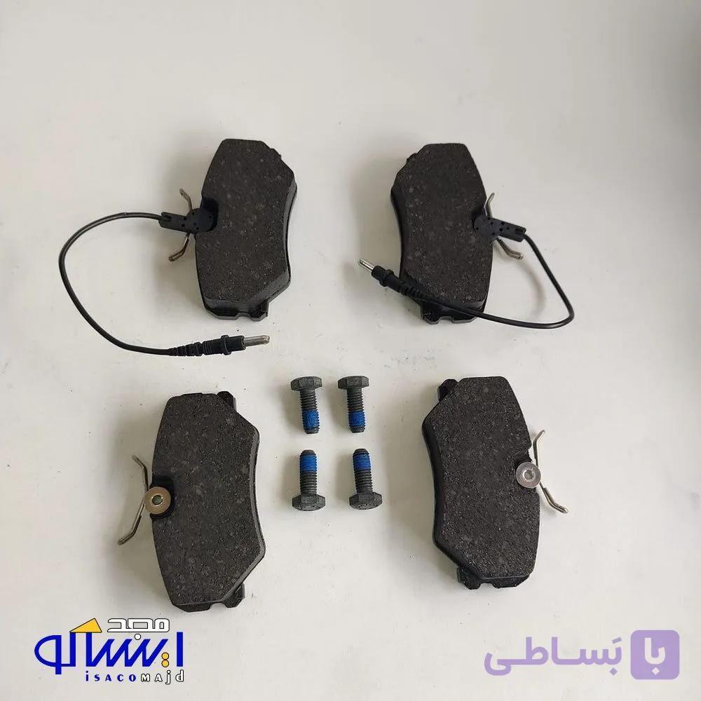 لنت ترمز جلو پژو 405 (دست چهار عددی) برند تکستار شرکتی ایساکو اصل 1620100754 — تصویر 1