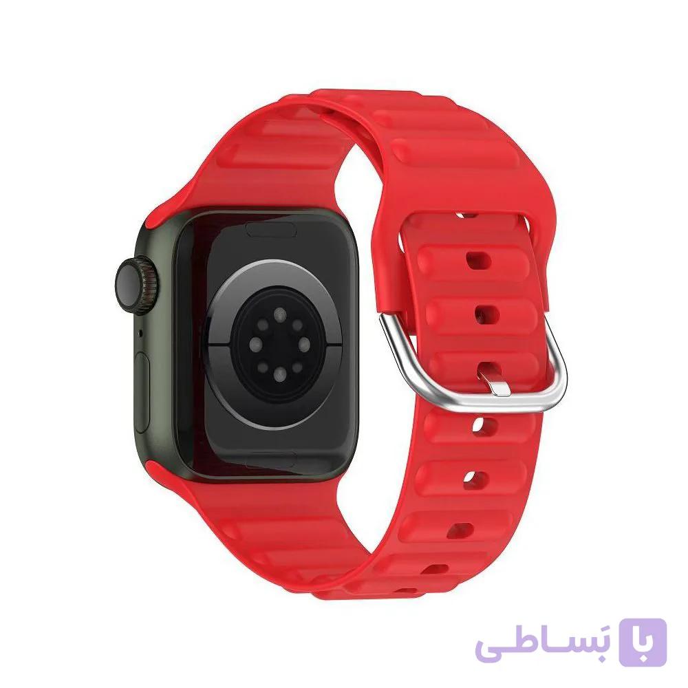 بند سیلیکونی اپل واچ 7 و 8 سایز 45 برند جیتک Rubber Silicone Watch Band 8 / 7 / se /ultra — تصویر 1