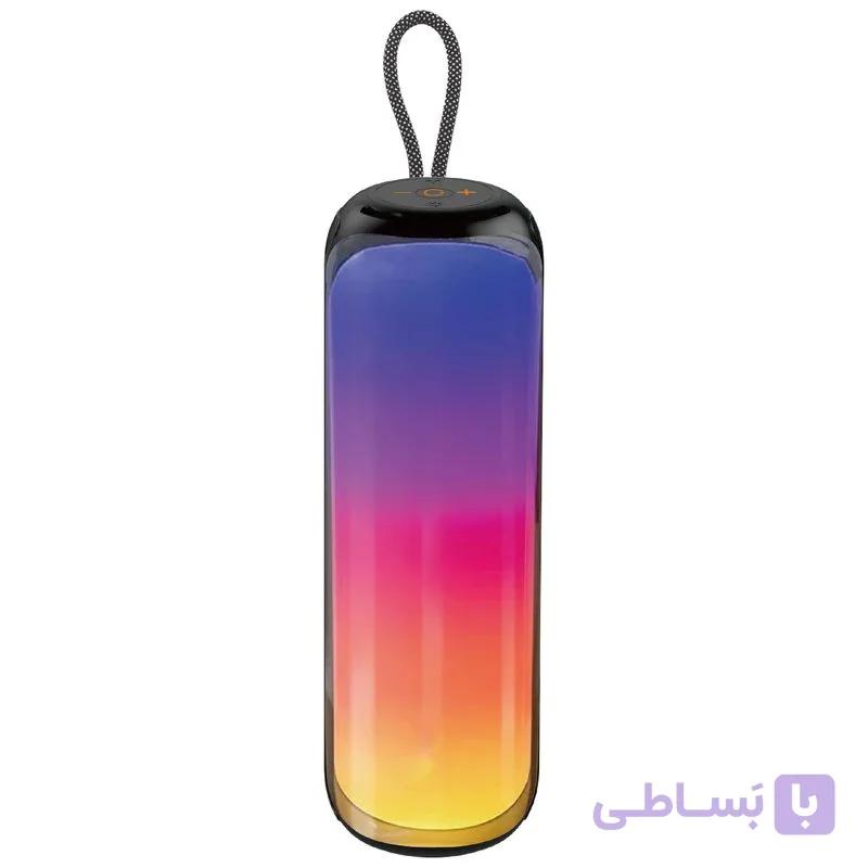 اسپیکر بلوتوثی قابل حمل تویین مکس TWINMAX M-S500 با چراغ RGB — تصویر 1