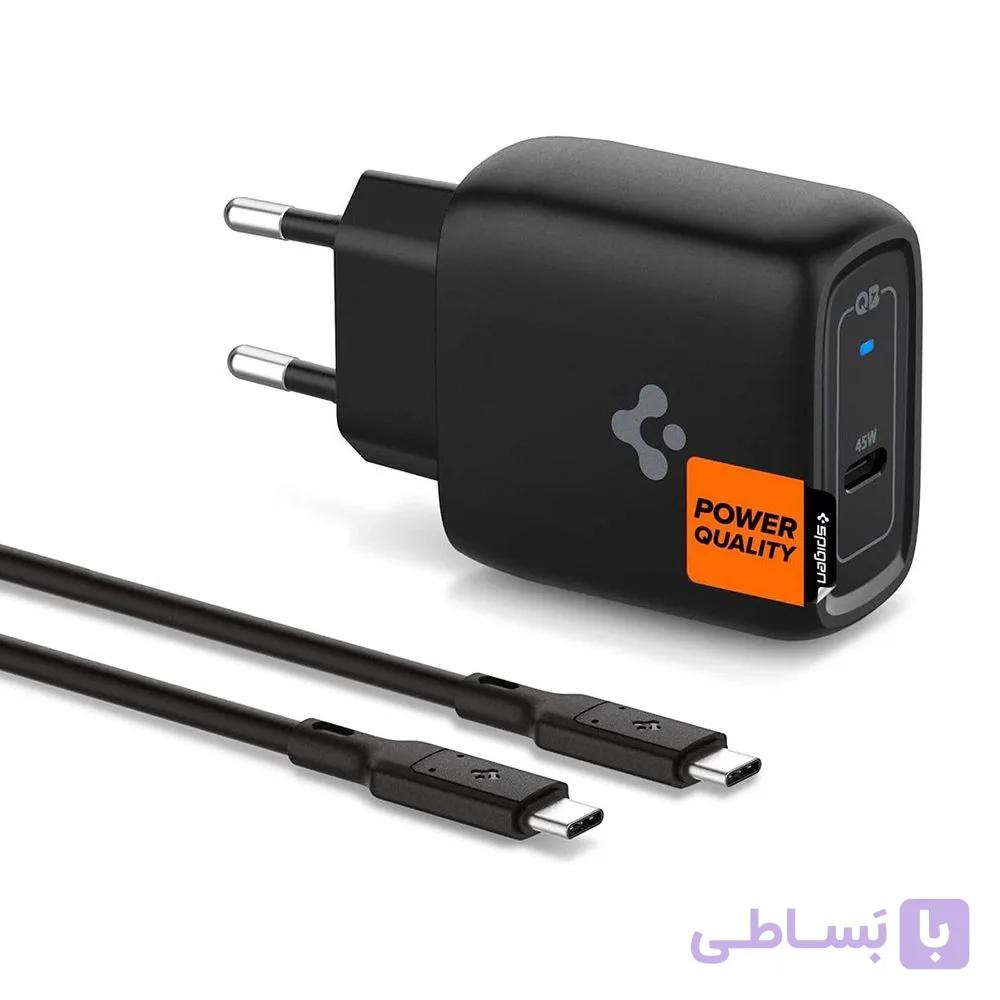 شارژر دیواری 45 وات اسپیگن مدل PowerArc ArcStation™ Pro به همراه کابل USB‑C — تصویر 1