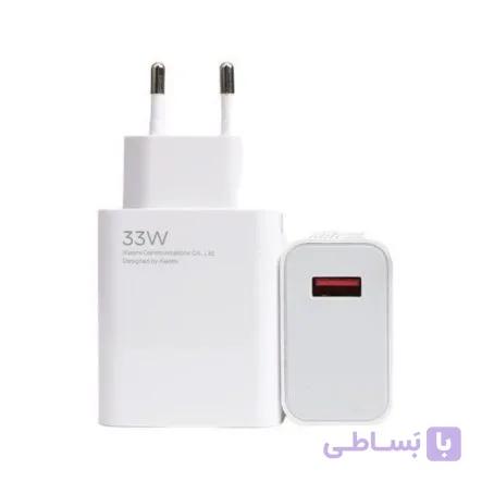 آداپتور 33 وات شیائومی مدل XIAOMI 33W POWER ADAPTER SUIT بدون کابل — تصویر 1
