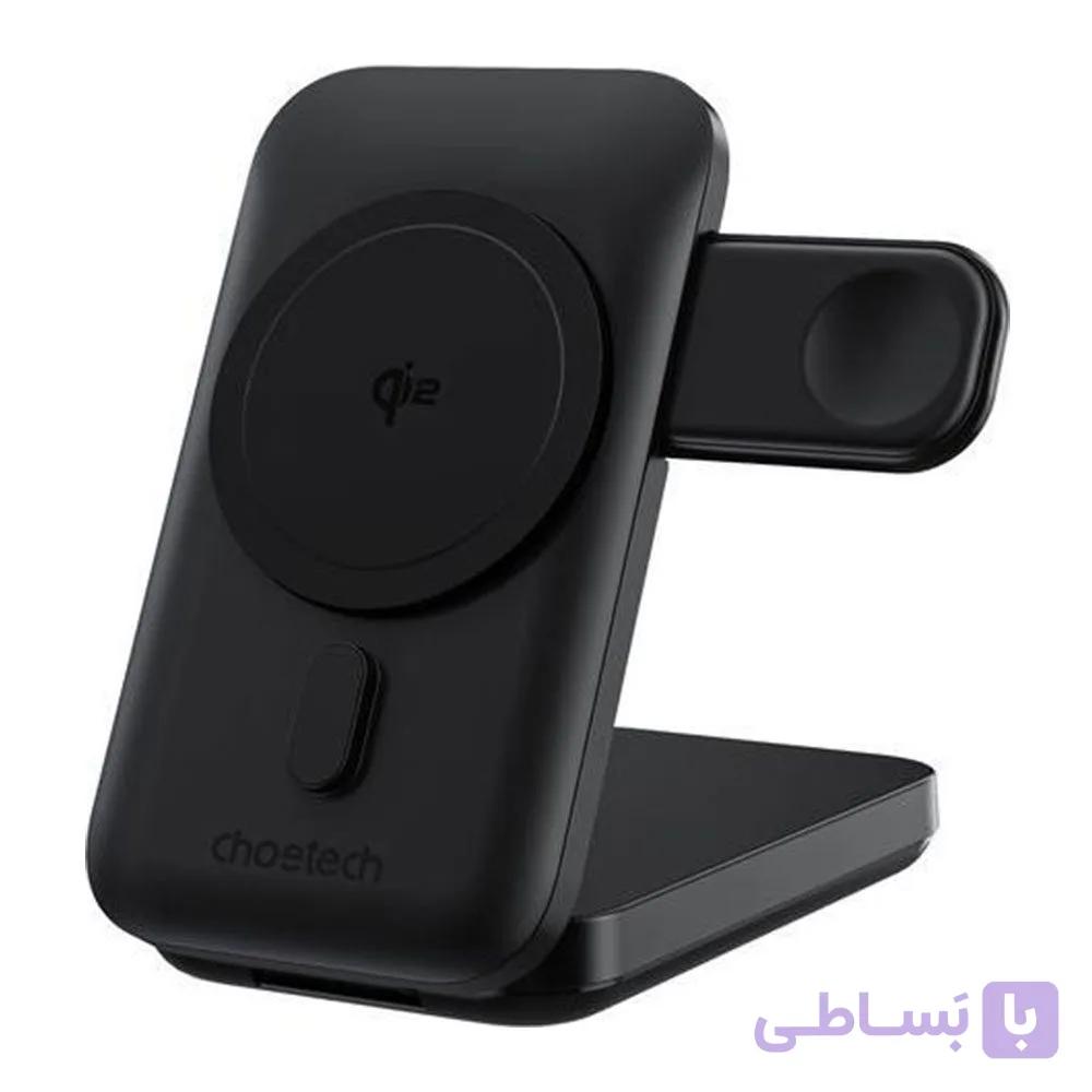 پاوربانک و شارژر بی‌سیم 3 در 1 چویتک — تصویر 1