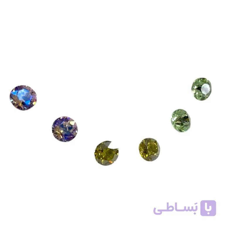 گوشواره زنانه مدل سنگ سواروسکی کد E6545 — تصویر 1