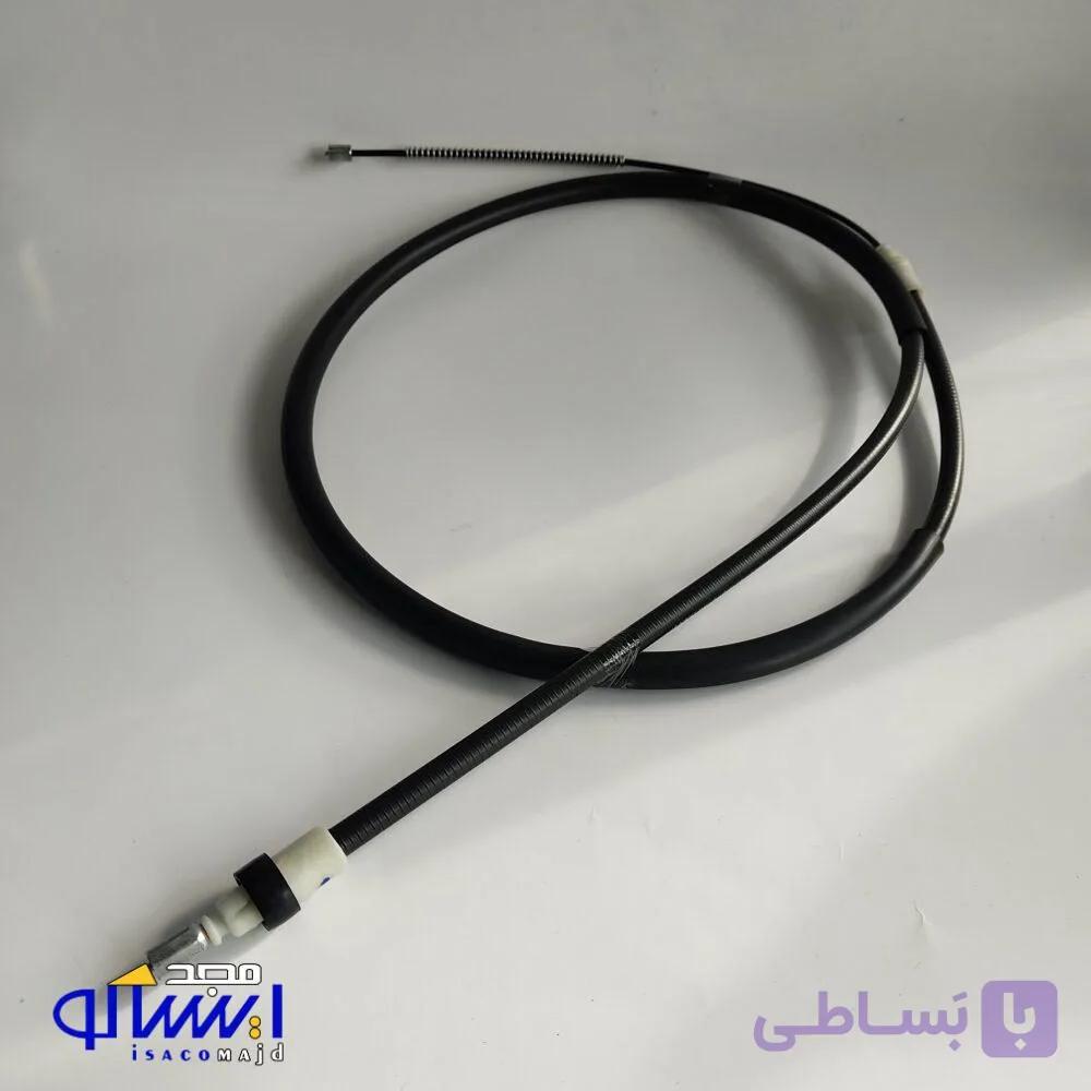کابل ترمز دستی پژو 206 تیپ 2 (موتور TU3) به طول 1654 شرکتی ایساکو اصل 1380601599 — تصویر 1