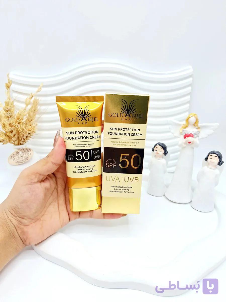 کرم پودر SPF 50 حجم 60 میل برند گلد آنجل کد 1627 — تصویر 1