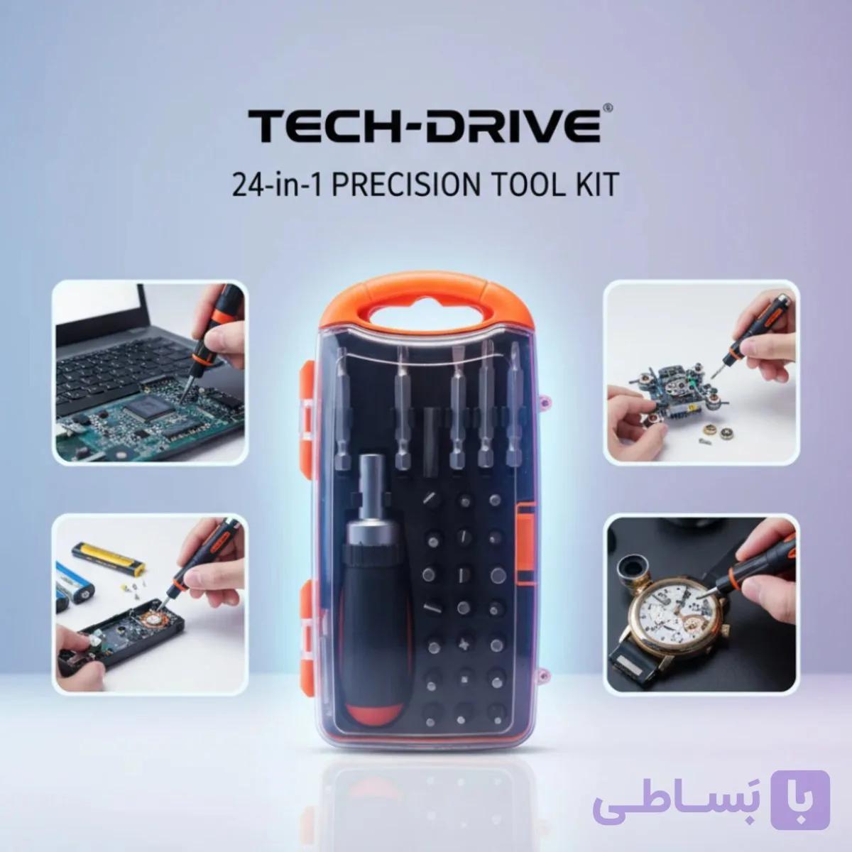 مجموعه 24 عددی پیچ گوشتی مدل JL-1030 — تصویر 1