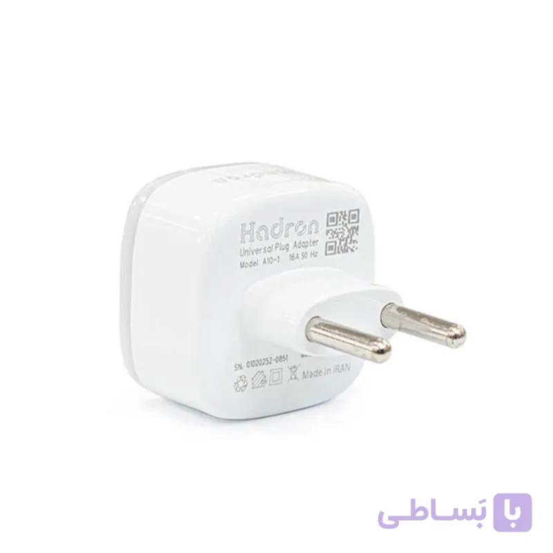 تبدیل برق 3 به 2 چراغدار هادرون مدل Hadron A10 ( گارانتی هادرون توان ) — تصویر 1