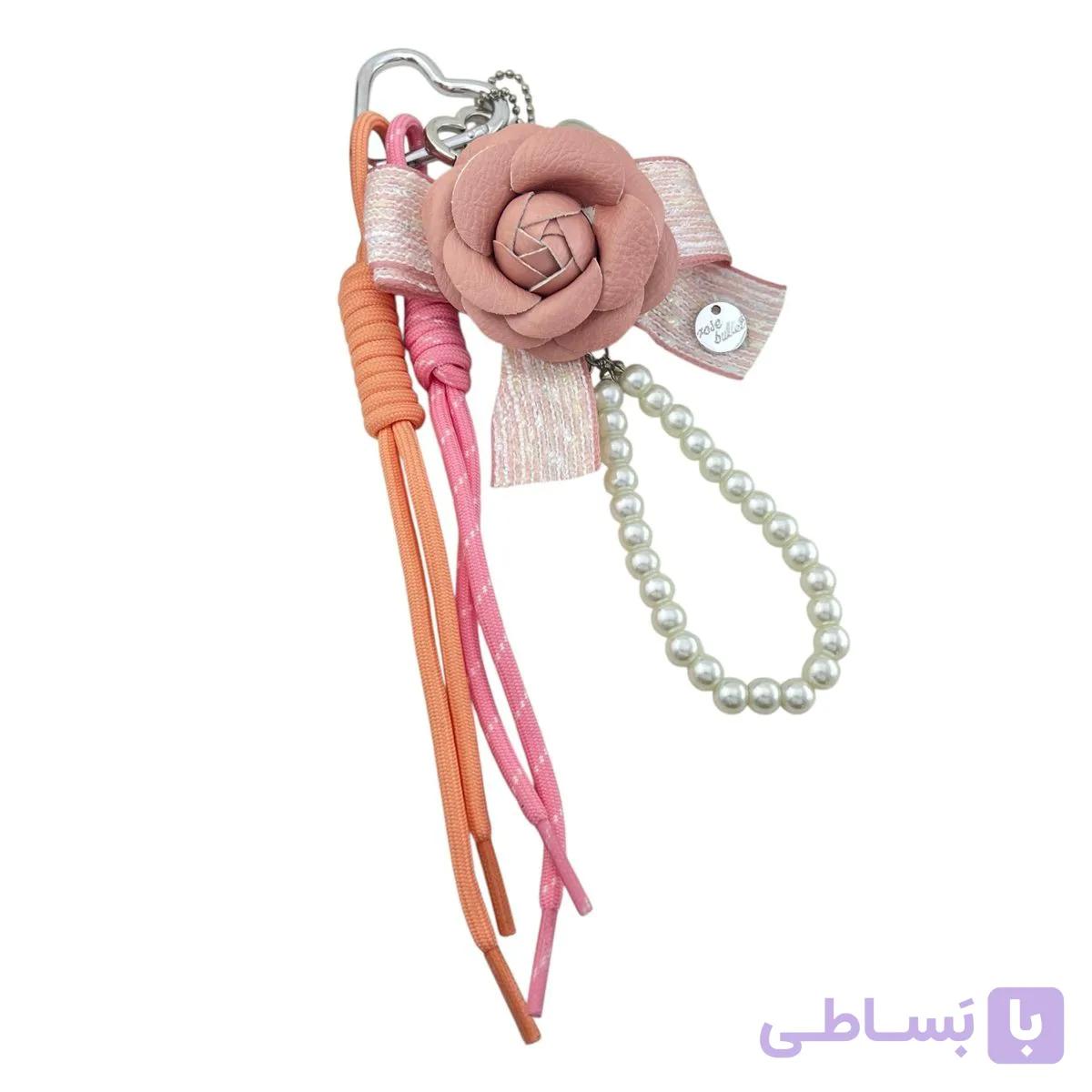 آویز کیف چارم بگ گلو مروارید کد J4106 — تصویر 1