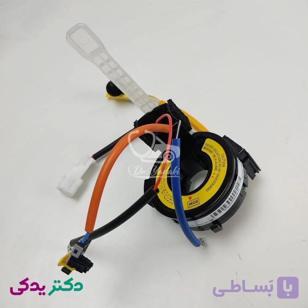 سوئیچ فنر چرخشی ایربگ پژو 206 چپ (ایمن خودرو شرق) شرکتی ایساکو اصل 0943701499 — تصویر 1