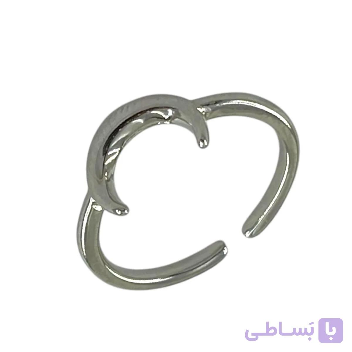 انگشتر زنانه مدل ماه کد R51837 — تصویر 1