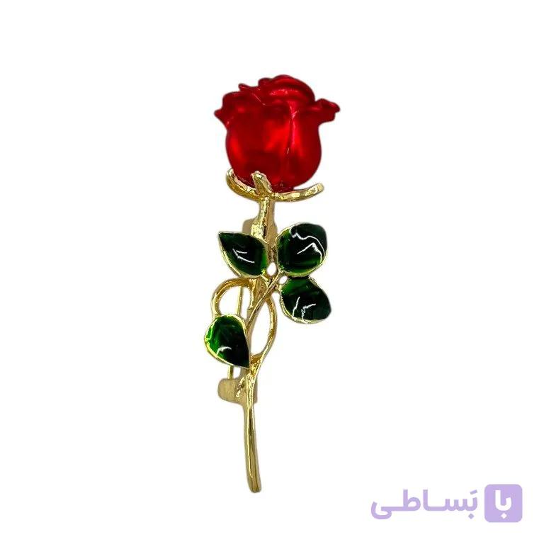 گل سینه مدل گل رز  کد G4194 — تصویر 1